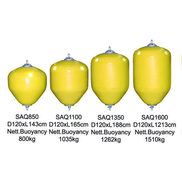 SAQ850 1600 pendant modular marker mooring anchor pick up subsea buoy polyform aquaculture 1