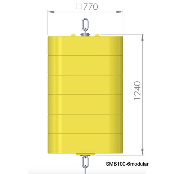 SMB100 6modular onderwaterboei