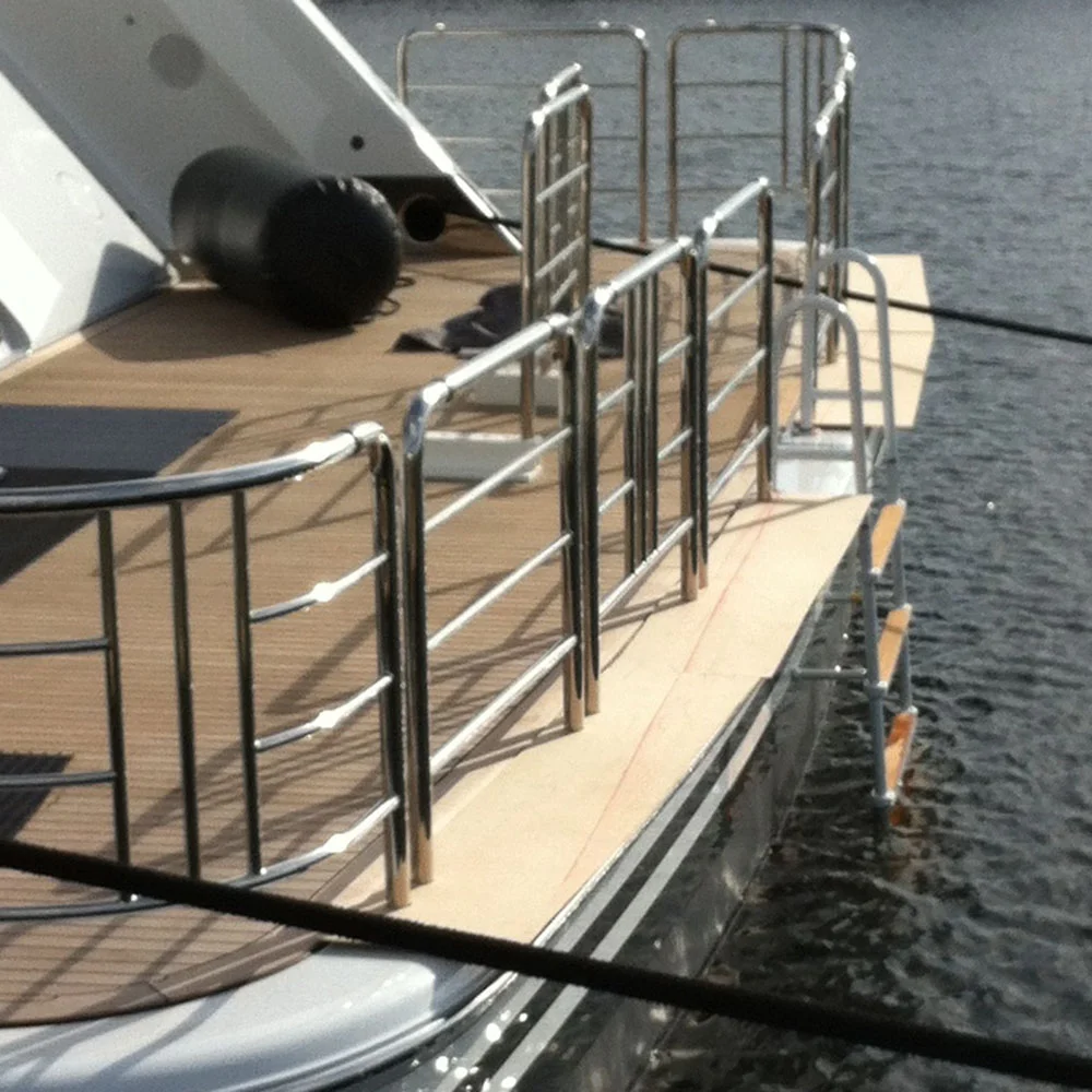 Megafend fenderhaak houten railing - Afbeelding 4