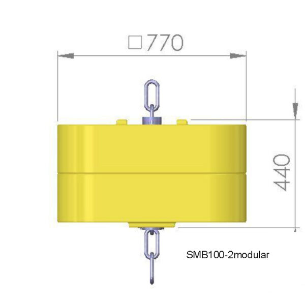 Onderwaterboei SMB100 (tot -500 meter) - Afbeelding 3